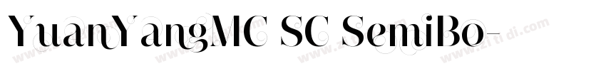 YuanYangMC SC SemiBo字体转换 YuanYangMC SC SemiBo字体转换